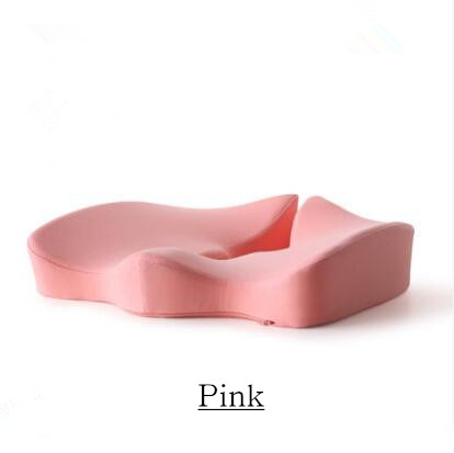 Memory Foam Seat Cushion for Office Chair with Coccyx Cutout for Long Sitting Sessions