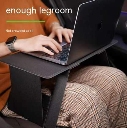 Foldable Aluminum Laptop Stand for Travel, Lightweight Portable Riser for MacBook iPad 11 to 17 Inch