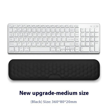 Memory Foam Mouse Wrist Rest Pad, Soft Cushion for Long Sessions Home Office Computer