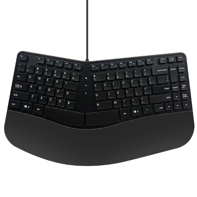 Ergonomic Split Wired USB Keyboard, Natural Layout for Mac PC Laptop
