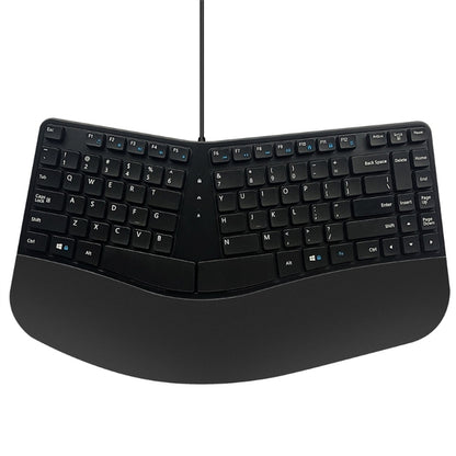 Ergonomic Split Wired USB Keyboard, Natural Layout for Mac PC Laptop