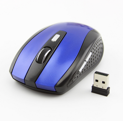 Wireless USB Computer Mouse, Plug and Play Optical Mouse for PC Mac Laptop Chromebook Home Office
