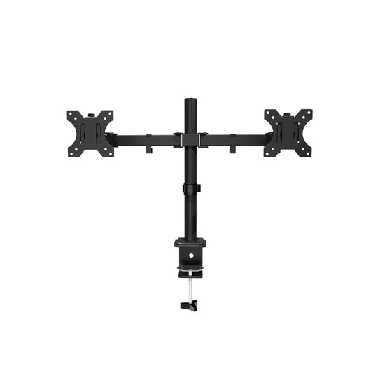 Dual Monitor Stand Riser, Adjustable Height Desktop Mount for Two Computer Monitors up to 27 Inch