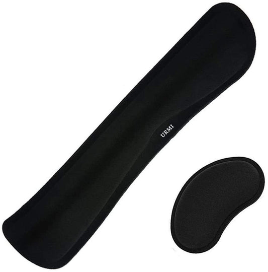 Memory Foam Wrist Rest Set for Keyboard and Mouse, Cool Touch Cushion for Home Office