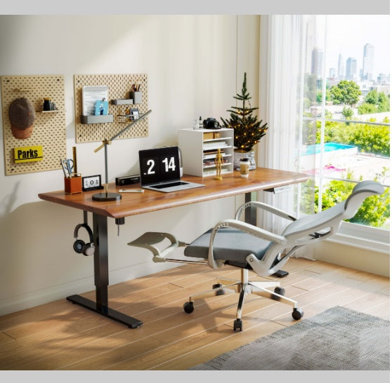 Ergonomic Office Chair Mid Back Mesh, Adjustable Lumbar Support Rolling Computer Chair for Home Office