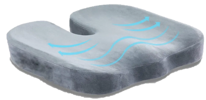 Ergonomic Hip Cushion for Office Chair, Memory Foam Alignment Pillow for Long Sitting Sessions