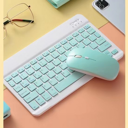 Wireless Keyboard and Mouse Combo, USB Plug and Play Office Set for PC Mac Laptop Home Office