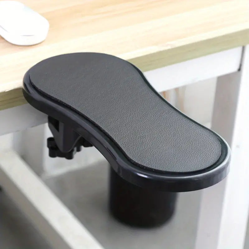 Rotating Desk Arm Support with Mouse Pad, Adjustable Forearm Rest Desk Clamp for Home Office
