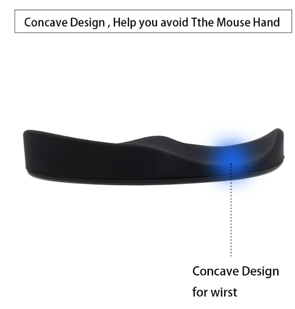 Ergonomic Mouse Wrist Rest Pad, Memory Foam Cushion for Long Sessions Home Office