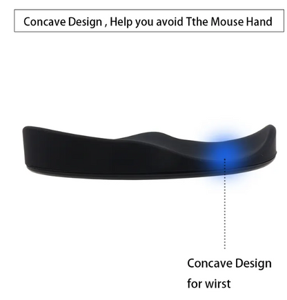 Ergonomic Mouse Wrist Rest Pad, Memory Foam Cushion for Long Sessions Home Office