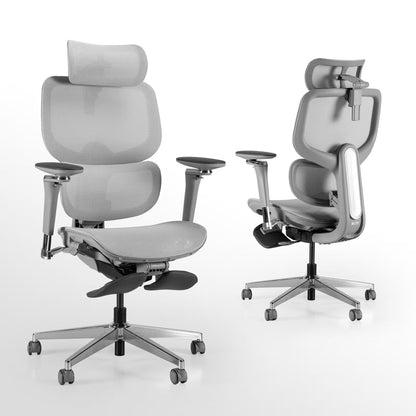 High Back Ergonomic Mesh Office Chair, Self-Adaptive Lumbar Support Computer Chair for Home Office All Day Use
