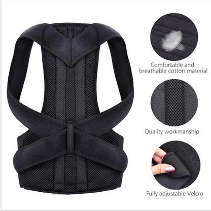 Posture Corrector with Back Support, Adjustable Shoulder Brace Belt for Men and Women Home Office Workers