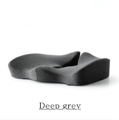 Memory Foam Seat Cushion for Office Chair with Coccyx Cutout for Long Sitting Sessions