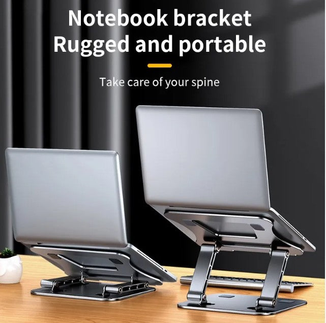 Ergonomic Laptop Stand Riser for Desk, Adjustable Height MacBook Stand for 11 to 17 Inch Laptops