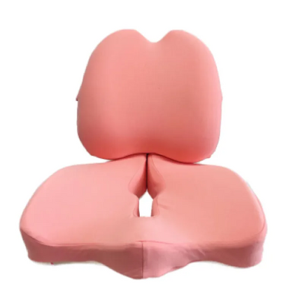Memory Foam Seat Cushion for Office Chair with Coccyx Cutout for Long Sitting Sessions