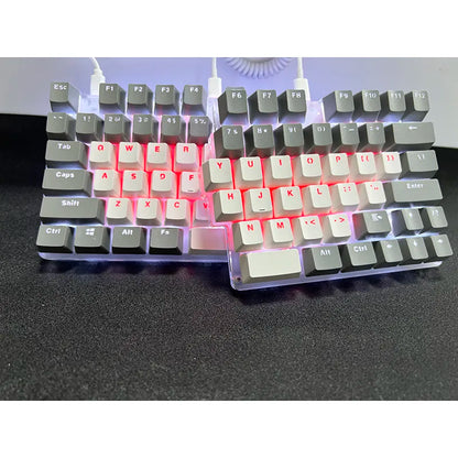 Programmable Ergonomic Split Mechanical Keyboard, Hot-Swap Switches USB-C Wired for Mac Windows Home Office