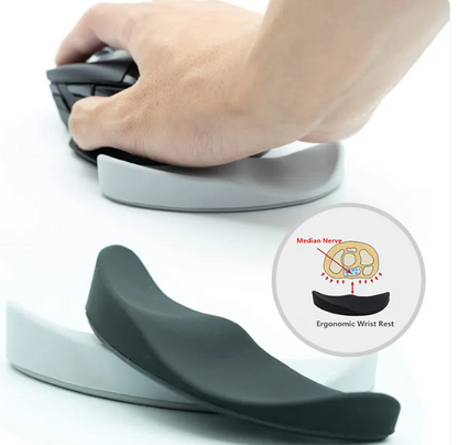 Ergonomic Mouse Wrist Rest Pad, Memory Foam Cushion for Long Sessions Home Office