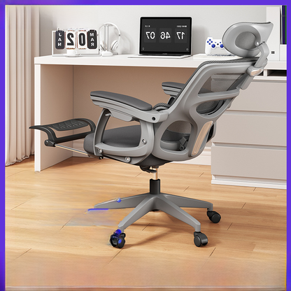 Ergonomic Gaming Chair with Lumbar Support, Reclining High Back Office Chair for Long Hours Gaming Work