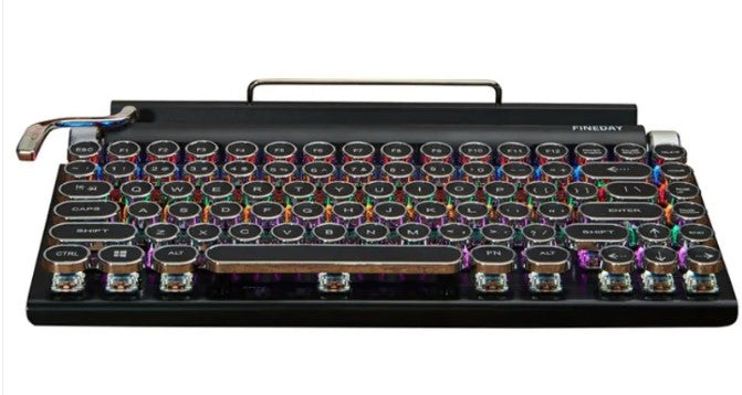 RGB Tenkeyless Mechanical Gaming Keyboard, TKL Hot-Swap Compact USB Wired for PC Mac Gaming Programming