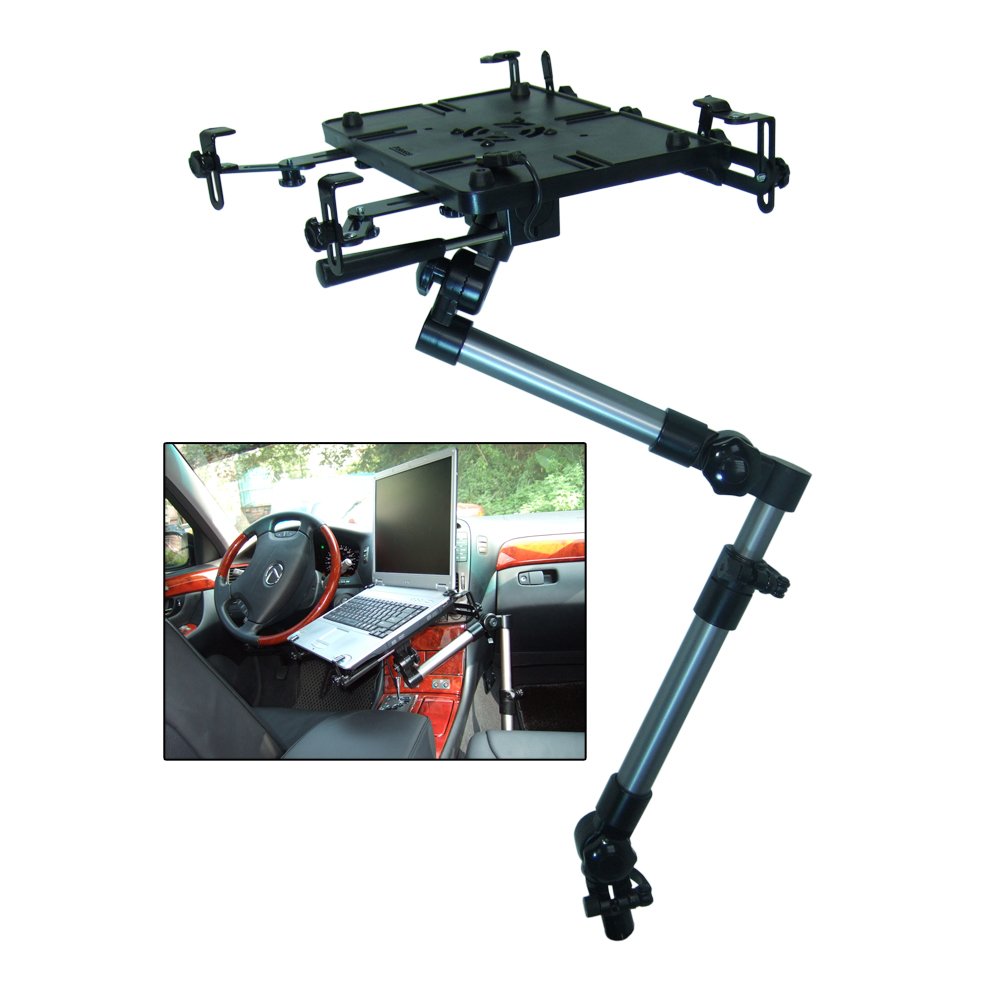Universal Vehicle Laptop Mount, Heavy Duty Notebook Holder for Trucks Vans and Commercial Vehicles