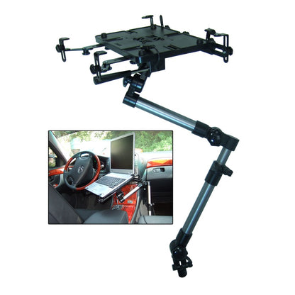 Universal Vehicle Laptop Mount, Heavy Duty Notebook Holder for Trucks Vans and Commercial Vehicles