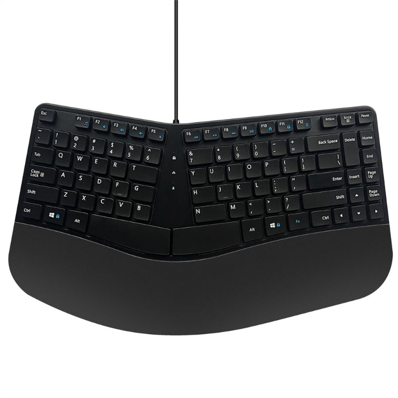 Ergonomic Split Wired USB Keyboard, Natural Layout for Mac PC Laptop