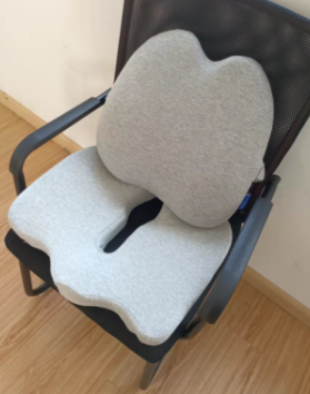 Memory Foam Seat Cushion for Office Chair with Coccyx Cutout for Long Sitting Sessions