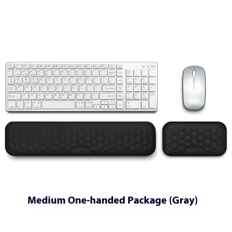 Memory Foam Mouse Wrist Rest Pad, Soft Cushion for Long Sessions Home Office Computer
