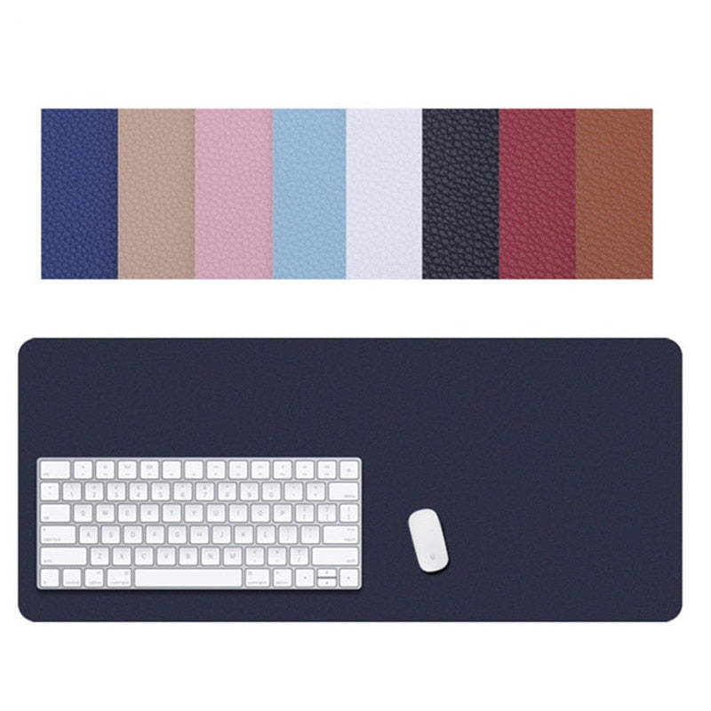 Large Extended Desk Pad and Keyboard Mat, Smooth Surface Office Computer Desk Mat for Mouse and Keyboard