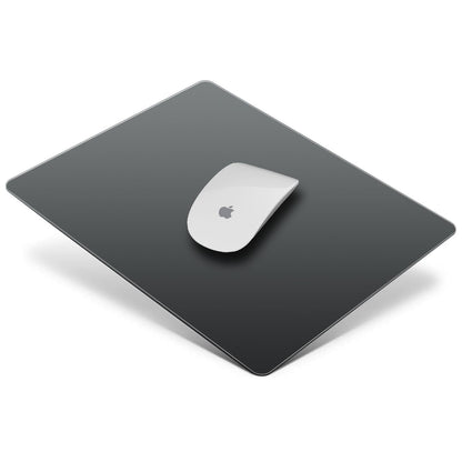 Hard Glass Mouse Pad, Portable Small Mousepad for Gaming and Office Precision Tracking Easy Clean