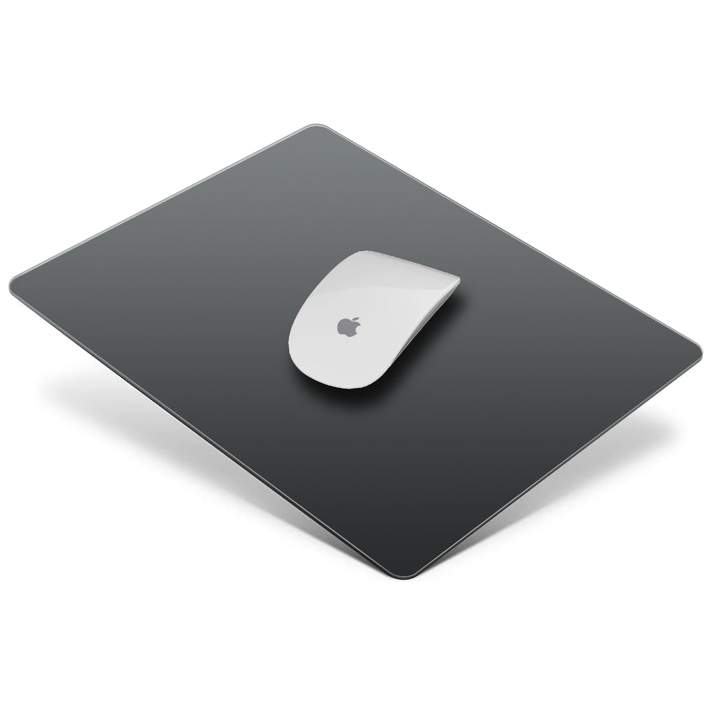 Hard Glass Mouse Pad, Portable Small Mousepad for Gaming and Office Precision Tracking Easy Clean