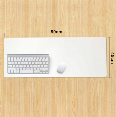 Large Extended Desk Pad and Keyboard Mat, Smooth Surface Office Computer Desk Mat for Mouse and Keyboard