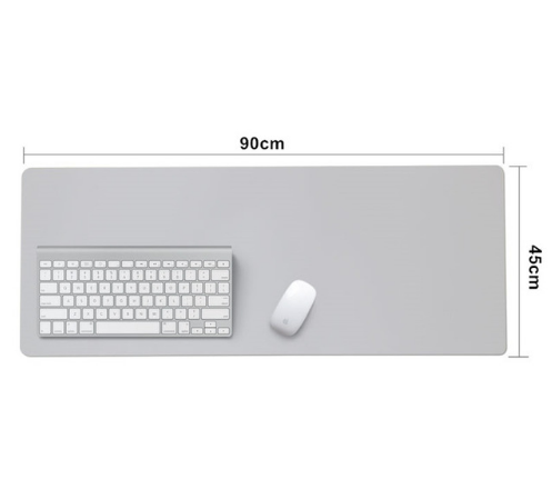 Large Extended Desk Pad and Keyboard Mat, Smooth Surface Office Computer Desk Mat for Mouse and Keyboard