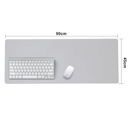 Large Extended Desk Pad and Keyboard Mat, Smooth Surface Office Computer Desk Mat for Mouse and Keyboard