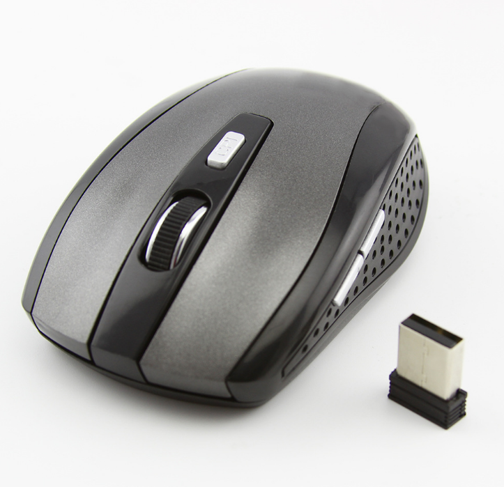 Wireless USB Computer Mouse, Plug and Play Optical Mouse for PC Mac Laptop Chromebook Home Office