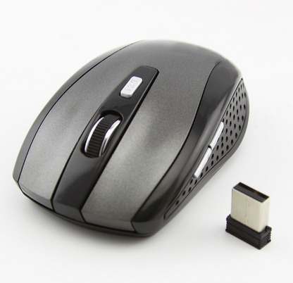 Wireless USB Computer Mouse, Plug and Play Optical Mouse for PC Mac Laptop Chromebook Home Office