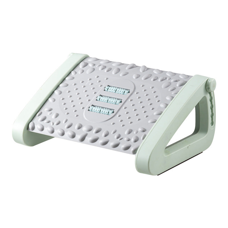 Office Footrest with Massage Surface, Under Desk Foot Rest Cushion for Comfort and Leg Circulation