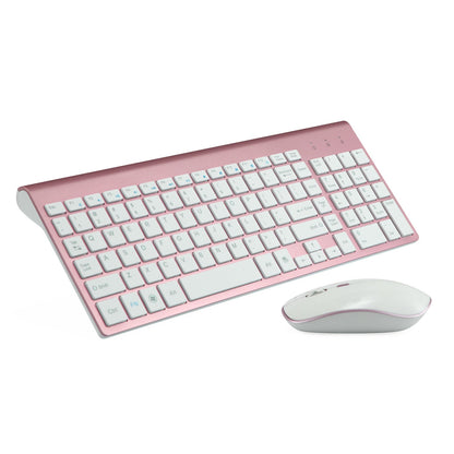 Wireless Keyboard and Vertical Ergonomic Mouse Combo, Quiet Slim Office Set for Mac Windows Laptop