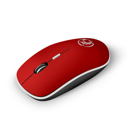 Wireless Ergonomic Optical Mouse for Home Office, USB Right Hand Comfortable Mouse for PC Mac