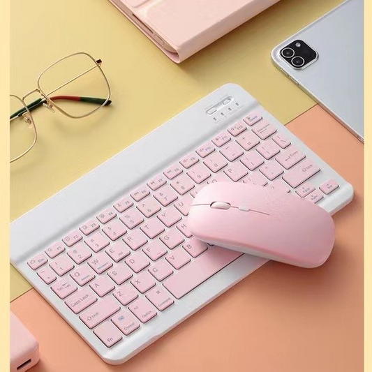 Wireless Keyboard and Mouse Combo, USB Plug and Play Office Set for PC Mac Laptop Home Office