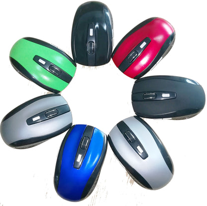 Wireless USB Computer Mouse, Plug and Play Optical Mouse for PC Mac Laptop Chromebook Home Office