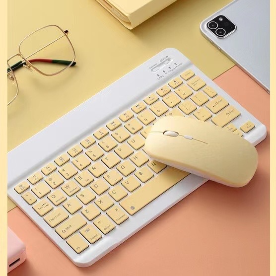 Wireless Keyboard and Mouse Combo, USB Plug and Play Office Set for PC Mac Laptop Home Office