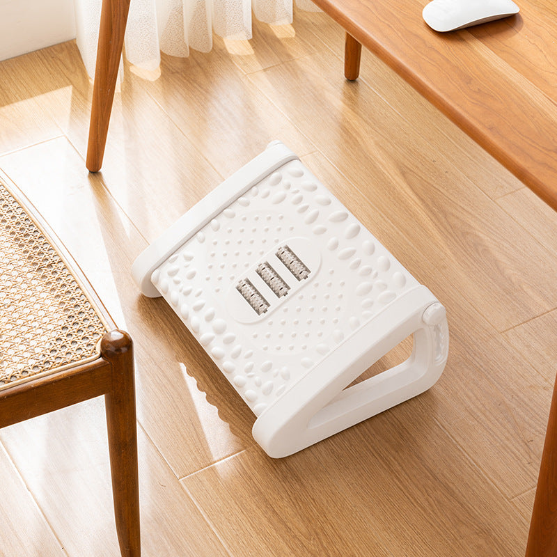 Office Footrest with Massage Surface, Under Desk Foot Rest Cushion for Comfort and Leg Circulation
