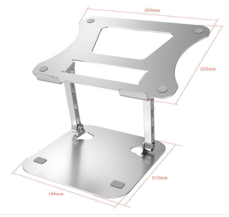Ergonomic Laptop Stand Riser for Desk, Adjustable Height MacBook Stand for 11 to 17 Inch Laptops