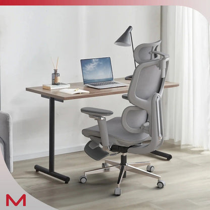 High Back Ergonomic Mesh Office Chair, Self-Adaptive Lumbar Support Computer Chair for Home Office All Day Use