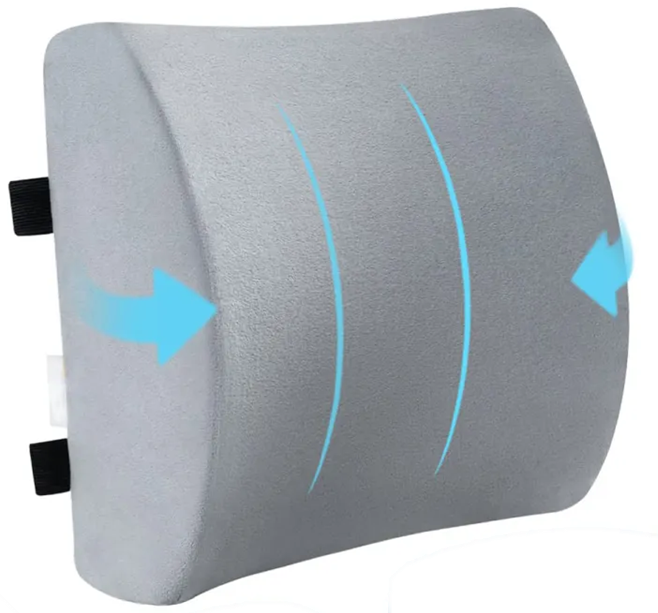 Ergonomic Hip Cushion for Office Chair, Memory Foam Alignment Pillow for Long Sitting Sessions