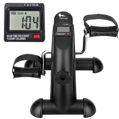 Mini Under Desk Pedal Exerciser Bike, Portable Foot Cycle for Office Home Senior Use