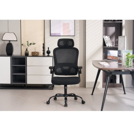Ergonomic Office Chair High Back Mesh, Adjustable Lumbar Support Computer Desk Chair for Home Office