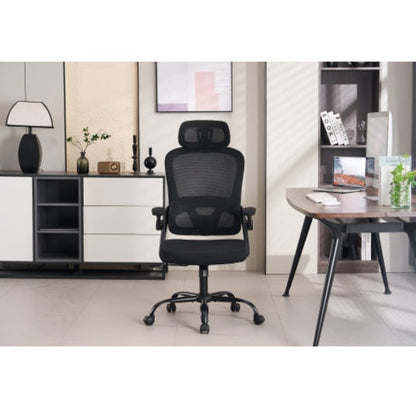Ergonomic Office Chair High Back Mesh, Adjustable Lumbar Support Computer Desk Chair for Home Office