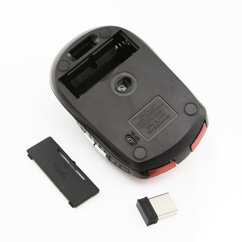 Wireless USB Computer Mouse, Plug and Play Optical Mouse for PC Mac Laptop Chromebook Home Office
